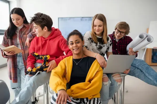 Grupo de alunos