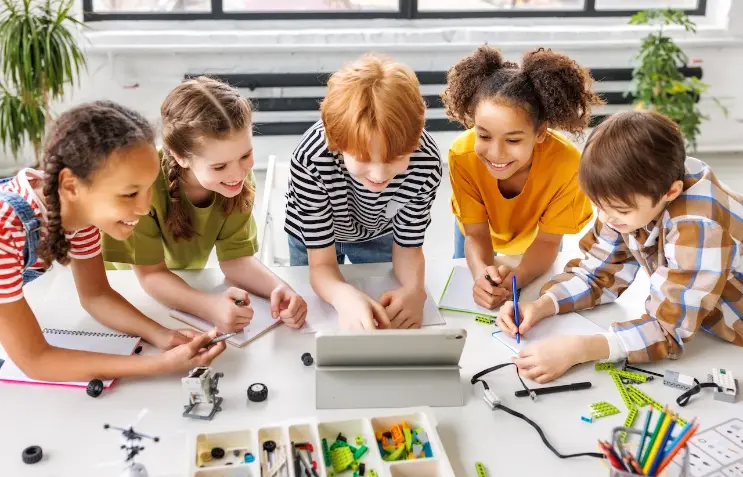 Alunos em sala de aula