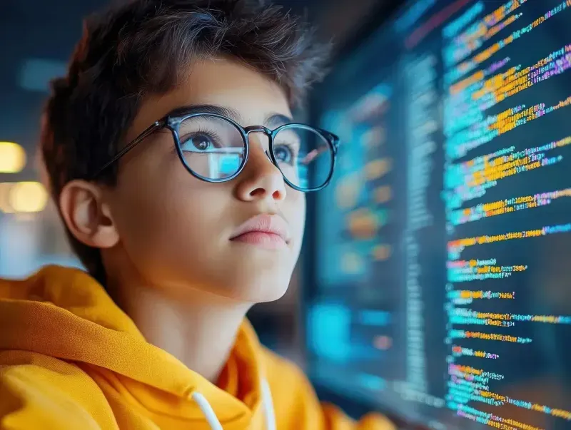 Aluna a programar
